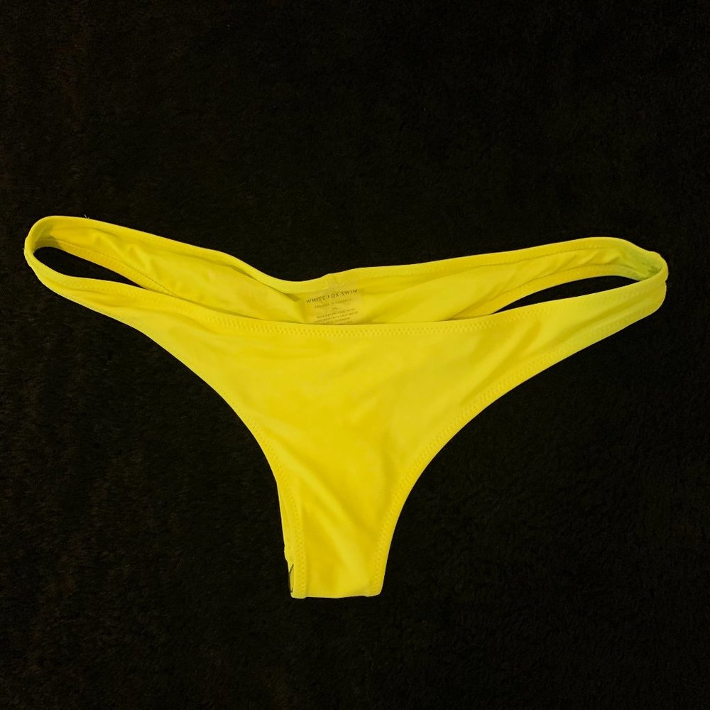 White Fox Swim Neon Yellow Ibiza Bottoms